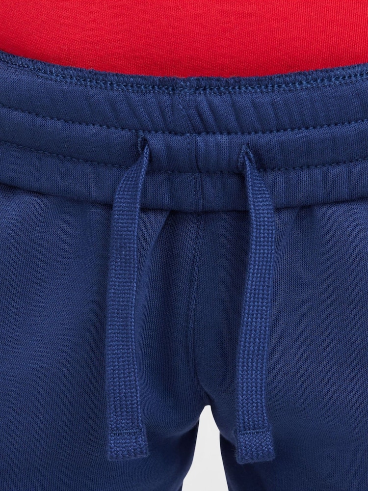 Nike Blue Club Fleece Stack Logo Joggers - Image 4 of 6