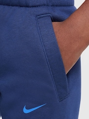 Nike Blue Club Fleece Stack Logo Joggers - Image 5 of 6