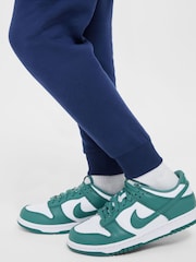 Nike Blue Club Fleece Stack Logo Joggers - Image 6 of 6