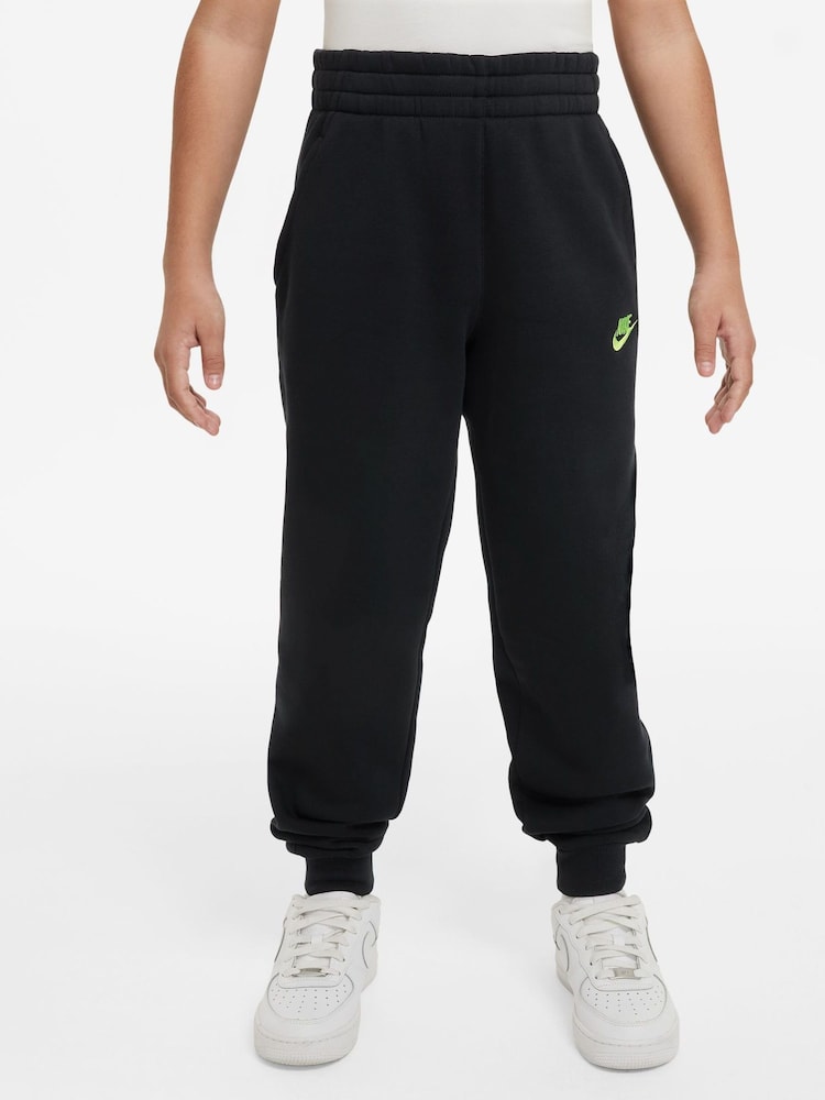 Nike Black/Gold Club Fleece Joggers - Image 1 of 3