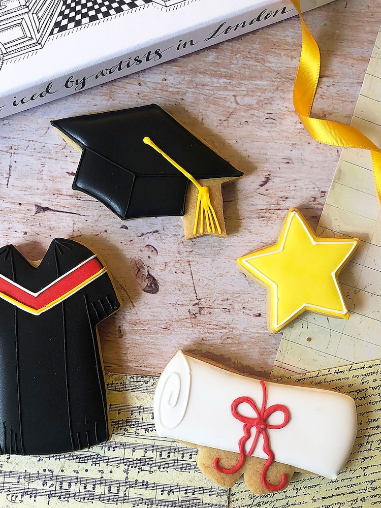 Biscuiteers Graduation Letterbox Biscuits - Image 1 of 1