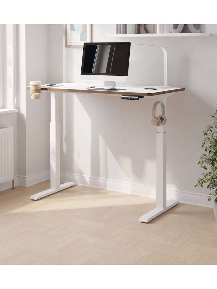 Koble White Gino Smart Desk - Image 2 of 6