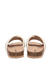 Dunlop White Open Toe Mules Sandals - Image 3 of 4