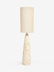 MADE.COM Cream Vince Ceramic Floor Lamp - Image 5 of 6