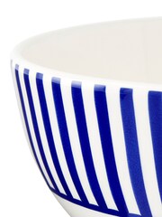 Spode Set of 4 Blue Steccato Rimless Bowls - Image 5 of 6