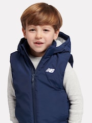 New Balance Blue Lifestyle Linear Gilet - Image 5 of 11