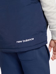 New Balance Blue Lifestyle Linear Gilet - Image 6 of 11