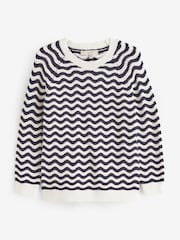 Hobbs Blue 100% Cotton Lulu Jumper - Image 6 of 6
