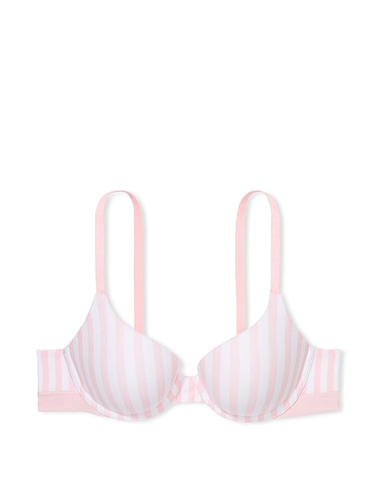 Victoria's Secret Pink Stripe Full Cup Push Up Bra - Image 3 of 3