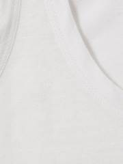 Reiss White Taloulah Scoop Neck Vest - Image 6 of 6
