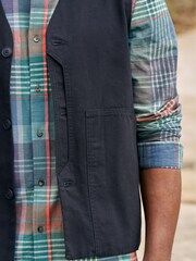 Seasalt Cornwall Black Multi Mens Banyan Shirt - Image 6 of 8