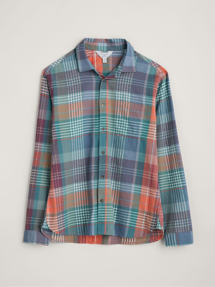 Seasalt Cornwall Black Multi Mens Banyan Shirt - Image 7 of 8