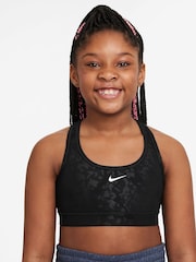 Nike Black Pro Swoosh Dri-FIT Reversible Sports Bra - Image 1 of 3