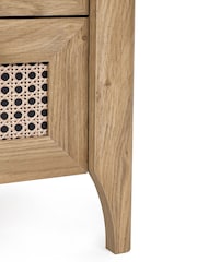 Julian Bowen Brown Sydney 2 Drawer Bedside - Image 5 of 6