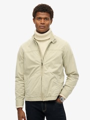 Crema - Chaqueta Harrington clásica de Superdry - Imagen 1 de 7
