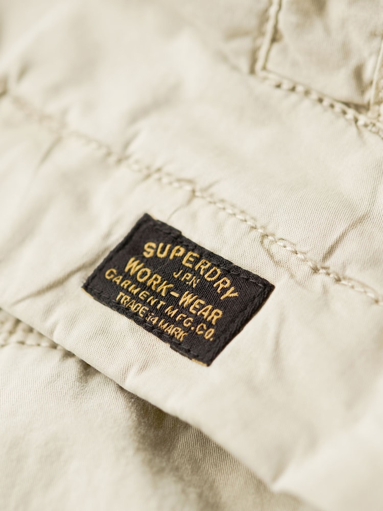 Superdry Cream Classic Harrington Jacket - Image 5 of 7