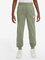 Масляно-зеленый - Флисовые спортивные брюки Nike Club - Image 1 of 3