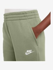 Масляно-зеленый - Флисовые спортивные брюки Nike Club - Image 3 of 3