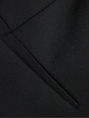 Ted Baker Black Manabuj Cropped Tailored Jacket - Image 5 of 6