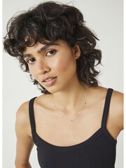 Hush Silver Tone Mini Multi Star Choker Necklace - Image 4 of 4