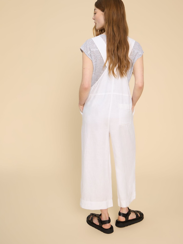 White Stuff White 100% Linen Viola Jumpsuit - Image 2 of 7 White Stuff White 100% Linen Viola Jumpsuit - Image 2 of 7