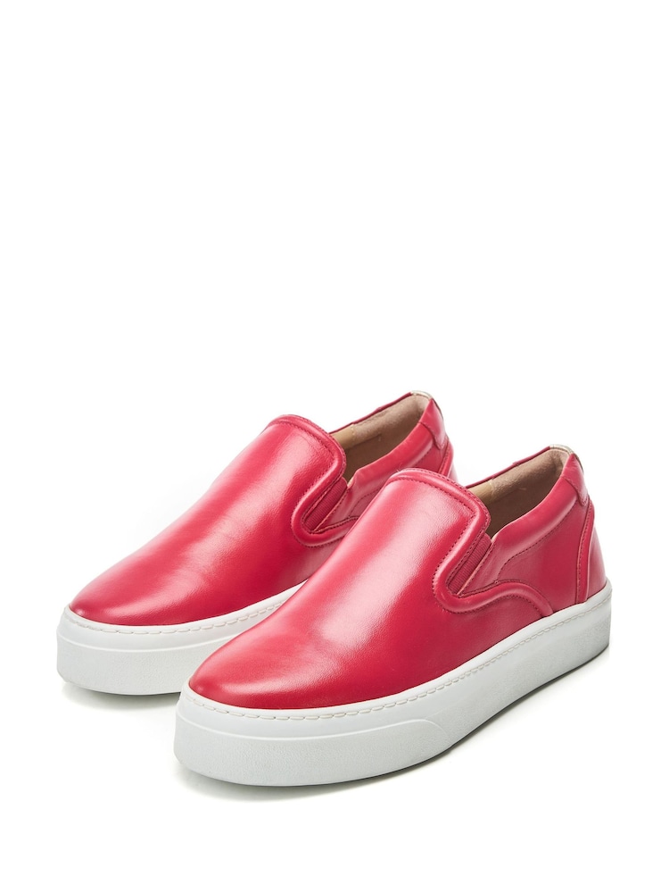 Moda In Pelle  Adreenia Slim Sole Slip On Trainers - Image 2 of 4