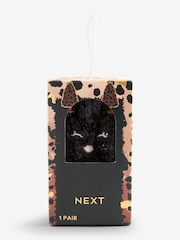 Black Cat Christmas Cosy Socks In Box - Image 4 of 4