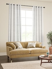 William Morris At Home Chalk Strawberry Thief Sheer Made To Measure Curtains - Image 2 of 5