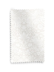 William Morris At Home Chalk Strawberry Thief Sheer Made To Measure Curtains - Image 5 of 5