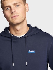 Penfield Blue Dark Mens Relaxed Fit Original Logo 100% Cotton Hoodie - Image 4 of 7