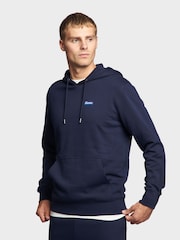 Penfield Blue Dark Mens Relaxed Fit Original Logo 100% Cotton Hoodie - Image 5 of 7