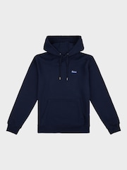 Penfield Blue Dark Mens Relaxed Fit Original Logo 100% Cotton Hoodie - Image 6 of 7