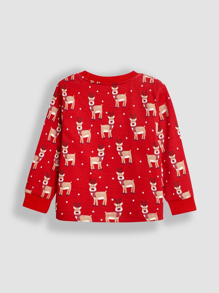 JoJo Maman Bébé kerstpyjama van jersey - Image 7 of 9