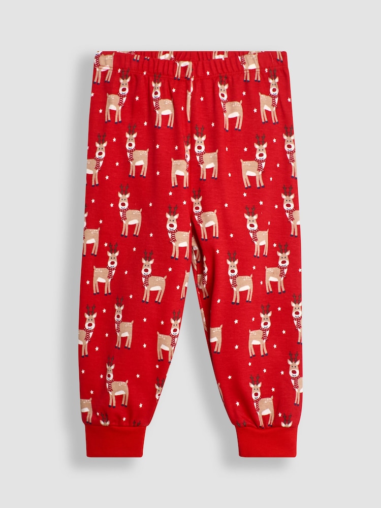 JoJo Maman Bébé kerstpyjama van jersey - Image 8 of 9