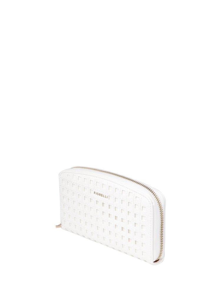 Fiorelli Benny Zip Around Cut Out White Bag - Image 2 of 4