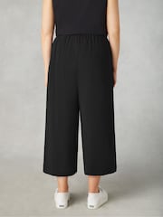 Live Unlimited Black Curve Petite Pull-On Cropped Trousers - Image 3 of 5