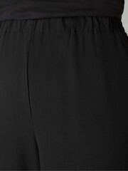 Live Unlimited Black Curve Petite Pull-On Cropped Trousers - Image 5 of 5