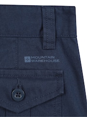 Mountain Warehouse Blue Kids 100% Cotton Cargo Shorts - Image 6 of 7