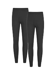 Mountain Warehouse Black Talus Womens Thermal Leggings 2 Pack - Image 1 of 2