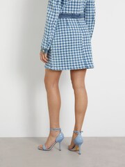 Guess Blue Tweed Skirt - Image 2 of 8