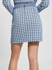Guess Blue Tweed Skirt - Image 4 of 8