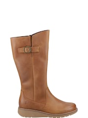 rjava - Hush Puppies Luna Long Brown gležnjarji - Slika 4 iz 4