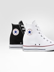 Converse White Chuck Taylor All Star Wedge Trainers - Image 13 of 13
