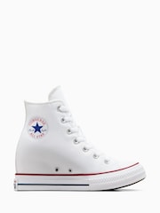 Converse White Chuck Taylor All Star Wedge Trainers - Image 3 of 13