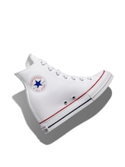 Converse White Chuck Taylor All Star Wedge Trainers - Image 5 of 13