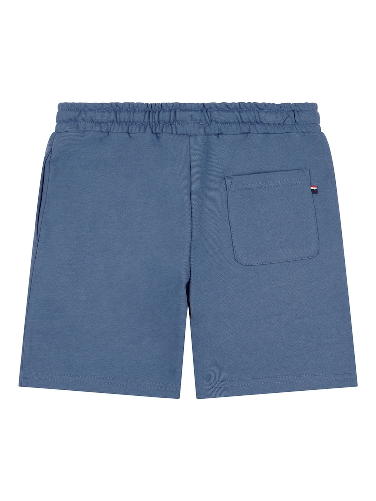 Azul oscuro - U.S. Polo Assn. Boys 100% Cotton Player 3 Sweat Shorts - Imagen 2 de 3