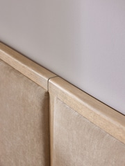 Relaxed Chenille Light Natural Josie Hotel Bed Frame - Image 5 of 8