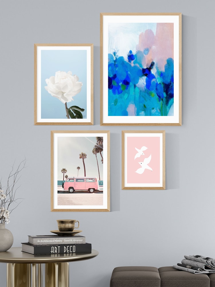 East End Prints Oak Summer Pastel Wall Set - Image 1 of 1