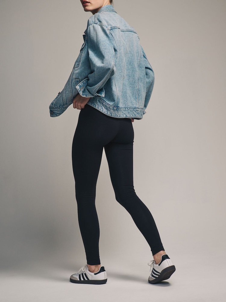 The Set Black 4 Pack Leggings - Image 4 of 5