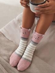 Mouse Christmas Cosy Socks In Box - Image 1 of 3